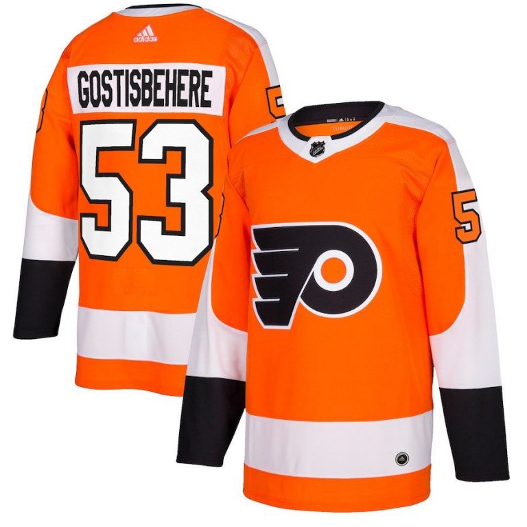 Men Philadelphia Flyers Shayne Gostisbehere Orange Player Jersey