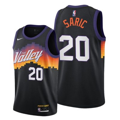 Men Phoenix Suns #20 Dario Saric Saric 2020-21 City Edition Jersey The Valley