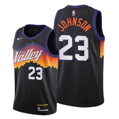 Men Phoenix Suns #23 Cameron Johnson Johnson 2020-21 City Edition Jersey The Valley