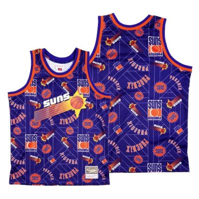 Men Phoenix Suns Tear Up Pack Purple Jersey