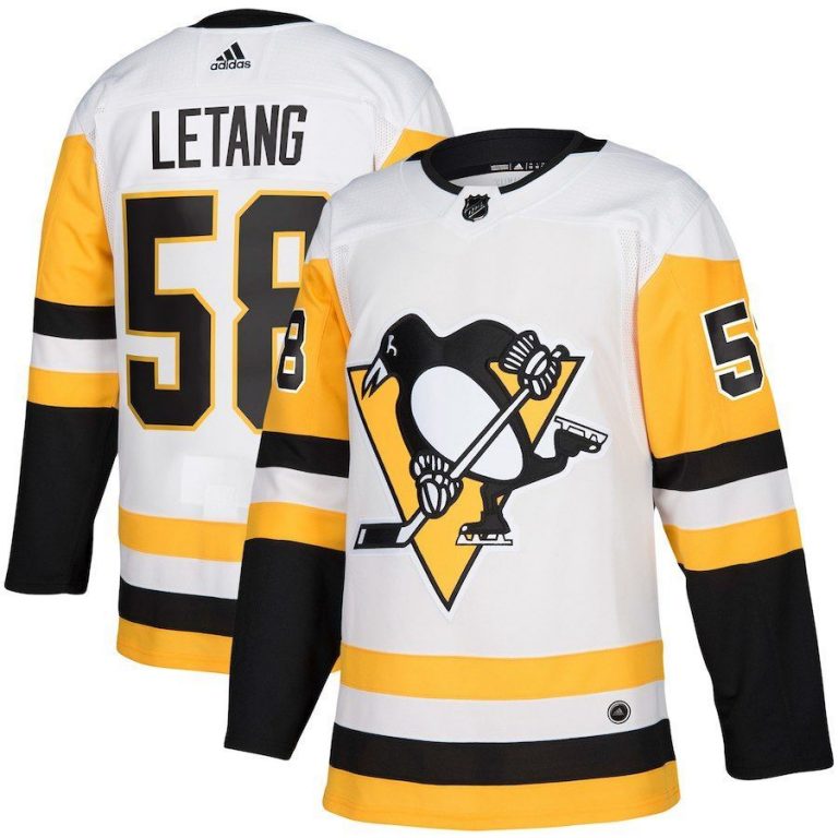 Men Pittsburgh Penguins Kris Letang Gold Alternate Player Jersey