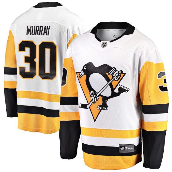 Men Pittsburgh Penguins Matt Murray Black Breakaway Player Jersey