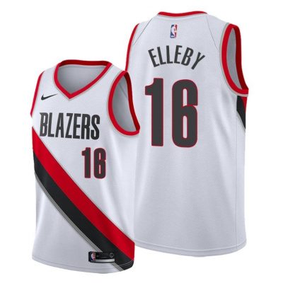 Men Portland Trail Blazers #16 C.J. Elleby White 2020-21 Association Jersey 2020 NBA Draft