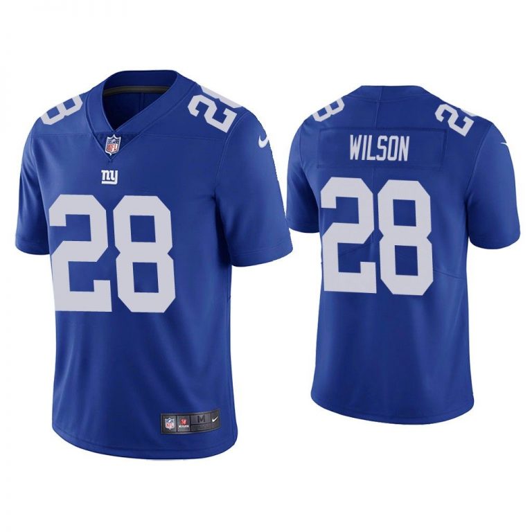 Men Quincy Wilson New York Giants Blue Vapor Untouchable Limited Jersey