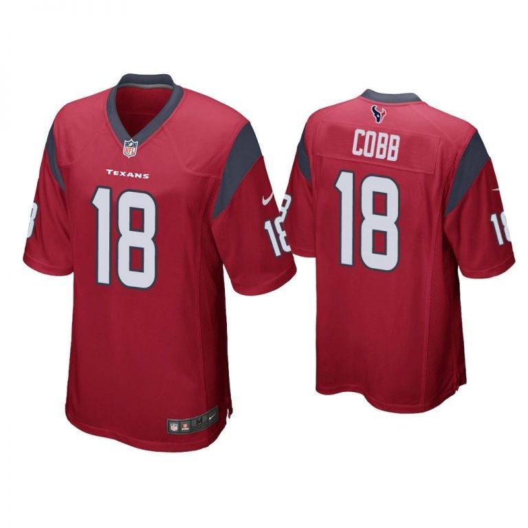 Men Randall Cobb Houston Texans Red Game Jersey