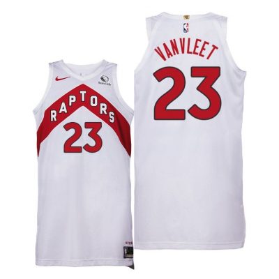 Men Raptors #23 Fred VanVleet White 2020-21 Association Jersey True North