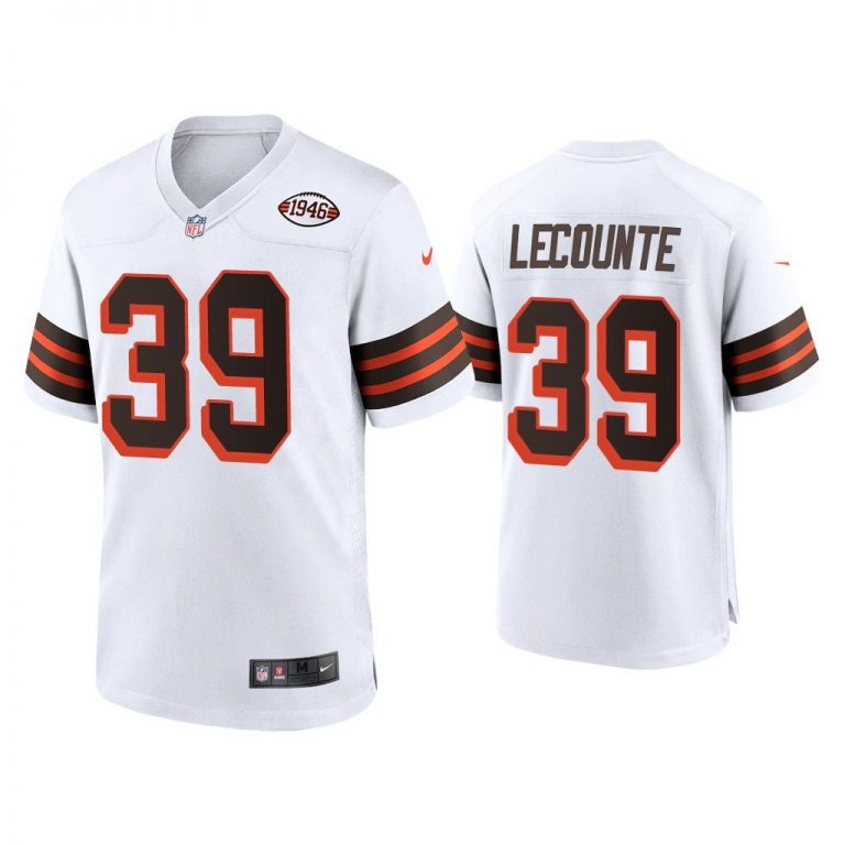 Men Richard LeCounte Cleveland Browns White 1946 Collection Alternate Game Jersey