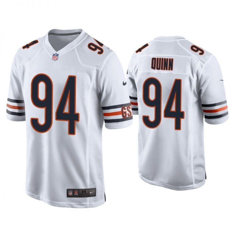 Men Robert Quinn Chicago Bears White Game Jersey