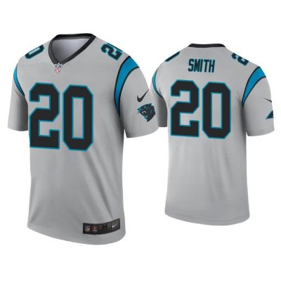 Men Rodney Smith Carolina Panthers Silver Inverted Legend Jersey