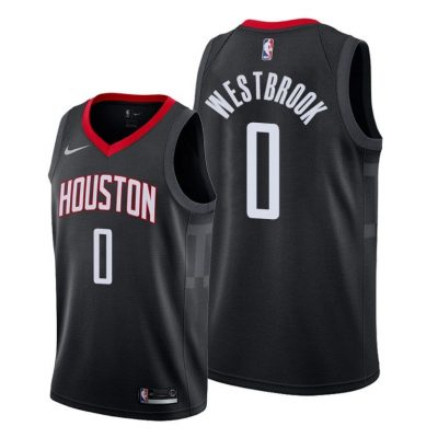 Men Russell Westbrook Houston Rockets #0 Men 2019-20 Statement Jersey