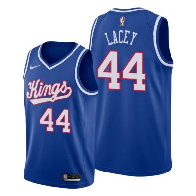 Men Sam Lacey Sacramento Kings 1990-1994 Classic Edition Blue Jersey