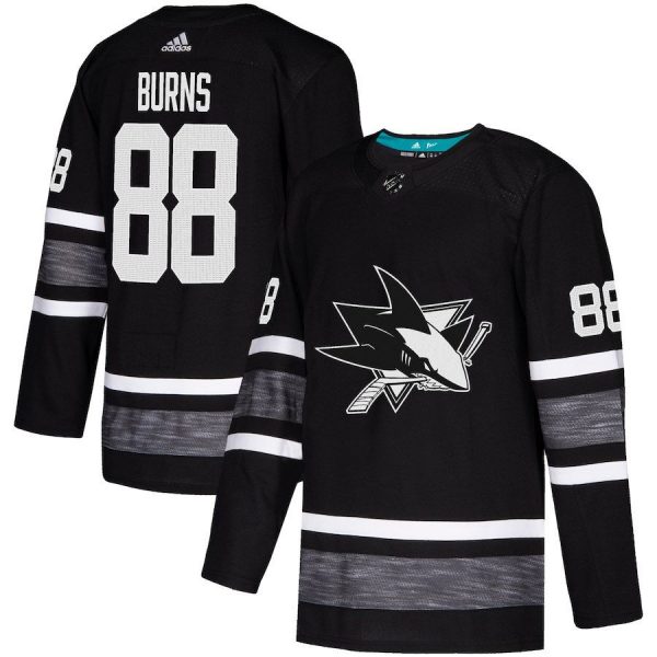 Men San Jose Sharks Brent Burns Black 2019 NHL All-Star Game Parley Player Jersey