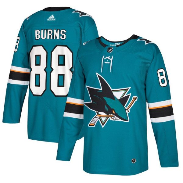 Men San Jose Sharks Brent Burns Teal Player Jersey