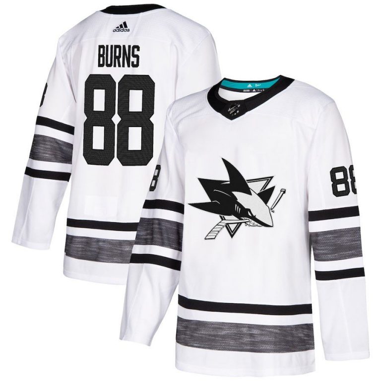 Men San Jose Sharks Brent Burns White 2019 NHL All-Star Game Parley Player Jersey