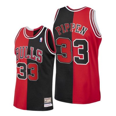 Men Scottie Pippen #33 Bulls Split Vintage Jersey