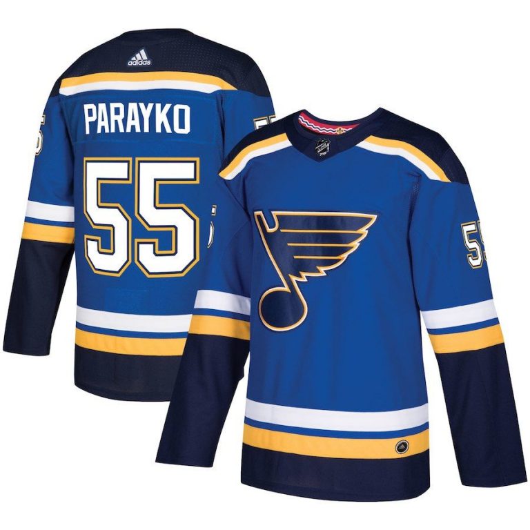 Men St. Louis Blues Colton Parayko Blue Player Jersey