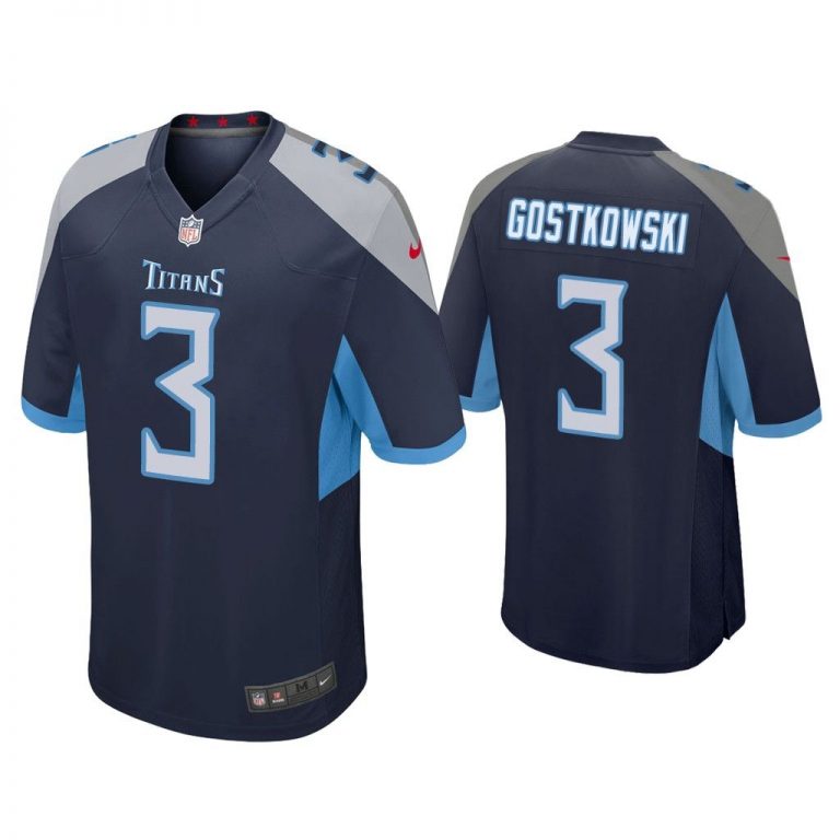 Men Stephen Gostkowski Tennessee Titans Navy Game Jersey