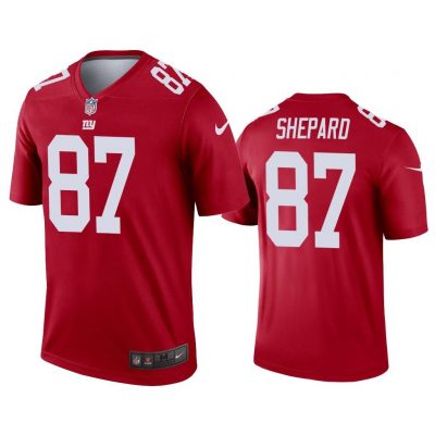 Men Sterling Shepard New York Giants Red Inverted Legend Jersey