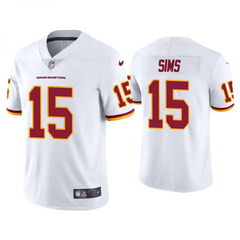 Men Steven Sims Washington Football Team White Vapor Limited Jersey