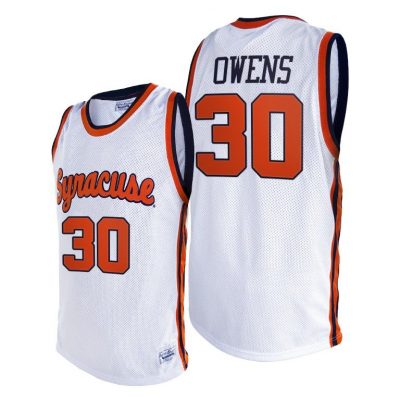 Men Syracuse Orange Billy Owens #30 White Alumni Limited 2021 Jersey
