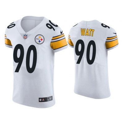 Men T.J. Watt Pittsburgh Steelers White Vapor Elite Jersey