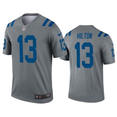 Men T.Y. Hilton Indianapolis Colts Gray Inverted Legend Jersey