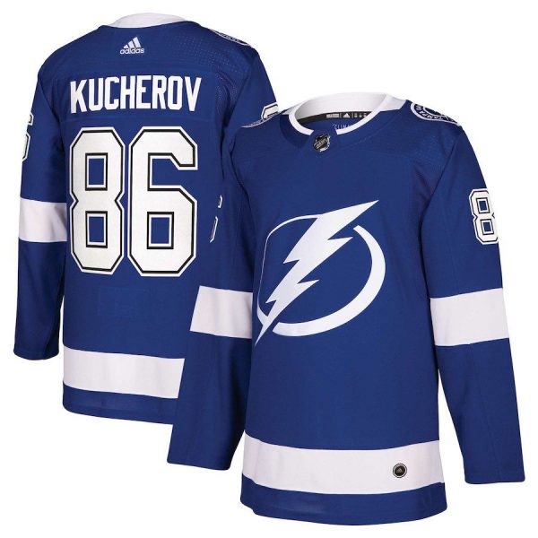 Men Tampa Bay Lightning Nikita Kucherov Blue Player Jersey