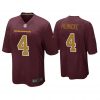 Men Taylor Heinicke Washington Football Team Burgundy Alternate Game Jersey