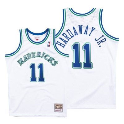 Men Tim Hardaway Jr. Dallas Mavericks Hardwood Classics White Jersey