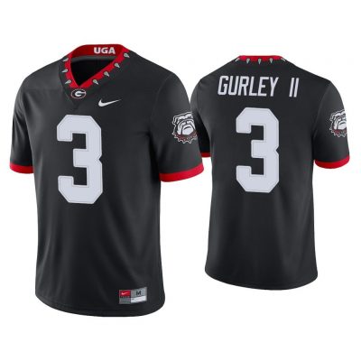 Men Todd Gurley II Georgia Bulldogs Black College Football Alternate Game Jersey
