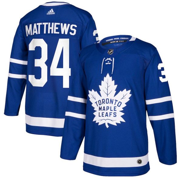 Men Toronto Maple Leafs Auston Matthews Blue Player Jersey