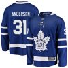 Men Toronto Maple Leafs Frederik Andersen Blue Breakaway Player Jersey