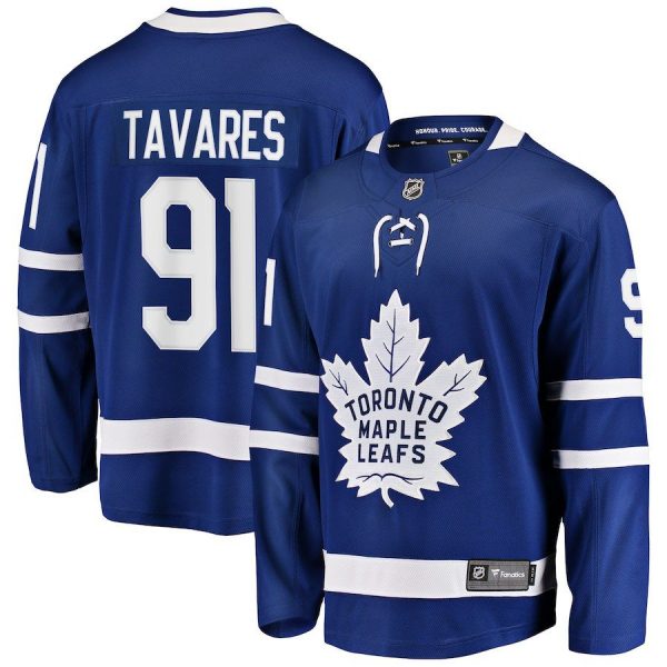 Men Toronto Maple Leafs John Tavares Blue Home Premier Breakaway Player Jersey
