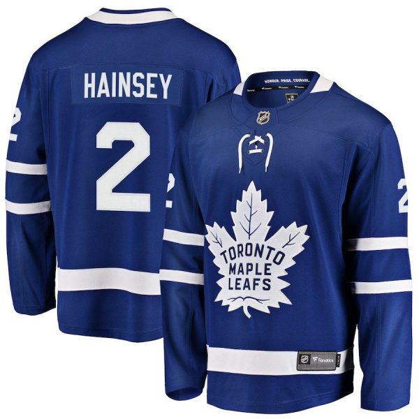 Men Toronto Maple Leafs Ron Hainsey Blue Breakaway Player Jersey