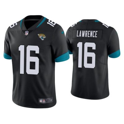 Men Trevor Lawrence Jacksonville Jaguars Black 2021 NFL Draft Vapor Limited Jersey