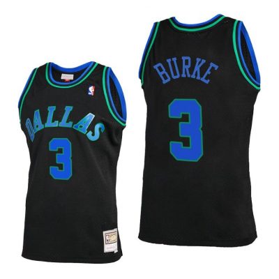 Men Trey Burke Dallas Mavericks Black 2021 Reload 2.0 Jersey Throwback ...