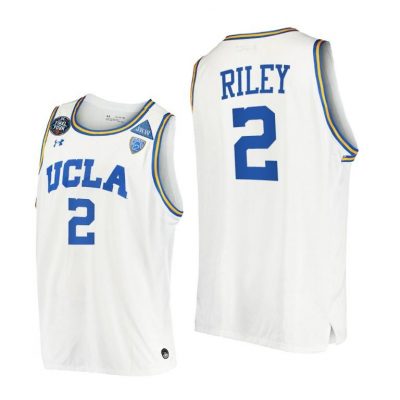 Men UCLA Bruins 2021 March Madness Final Four Cody Riley White JRW Jersey