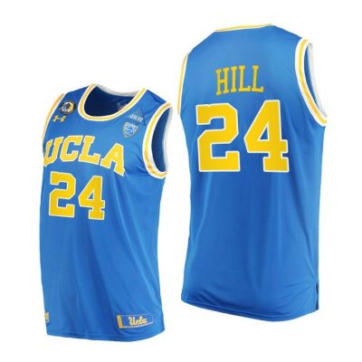 Men UCLA Bruins 2021 March Madness PAC-12 Jalen Hill Blue Stand Together Jersey