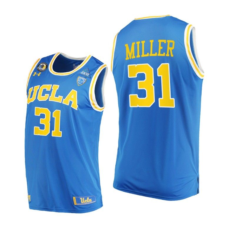 Men UCLA Bruins College Basketball Reggie Miller Blue Stand Together Jersey