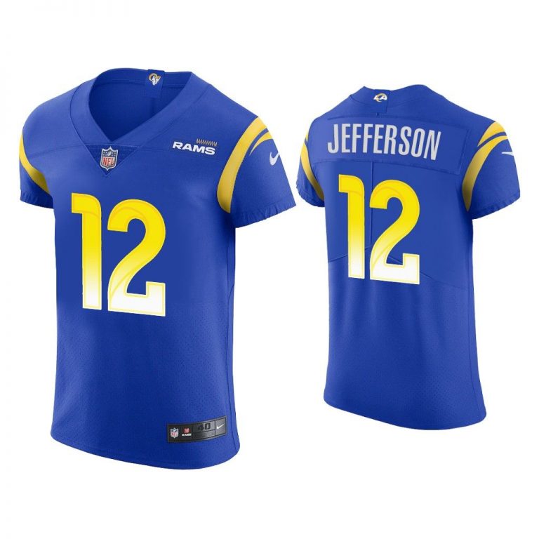 Men Van Jefferson Los Angeles Rams Royal Vapor Elite Jersey