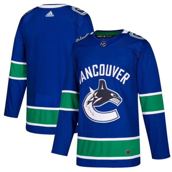 Men Vancouver Canucks Blue Home Blank Jersey