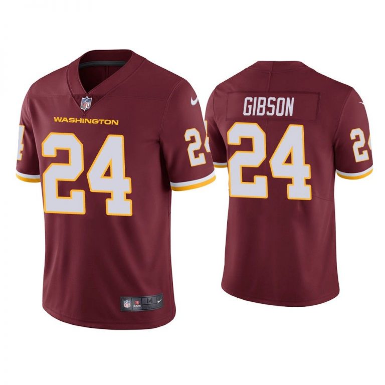 Men Vapor Limited Antonio Gibson Washington Football Team Burgundy Jersey