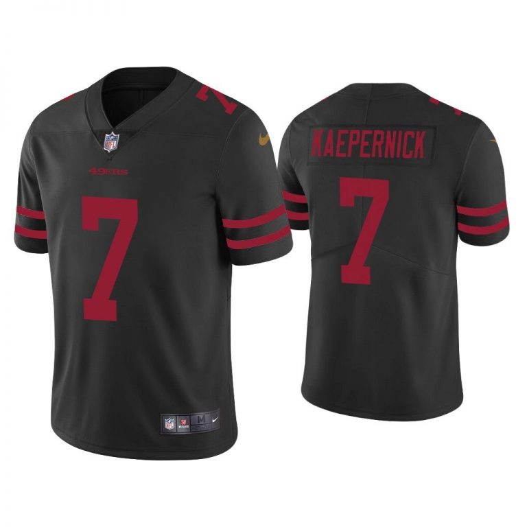 Men Vapor Limited Colin Kaepernick 49ers Black Jersey