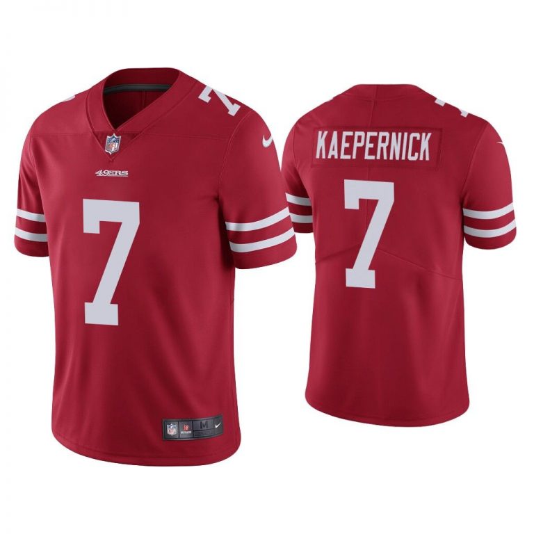 Men Vapor Limited Colin Kaepernick 49ers Red Jersey