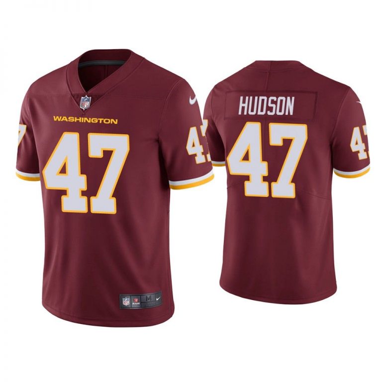 Men Vapor Limited Khaleke Hudson Washington Football Team Burgundy Jersey