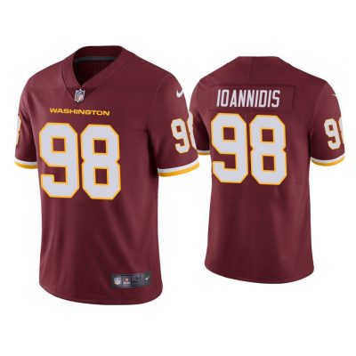 Men Vapor Limited Matt Ioannidis Washington Football Team Burgundy Jersey