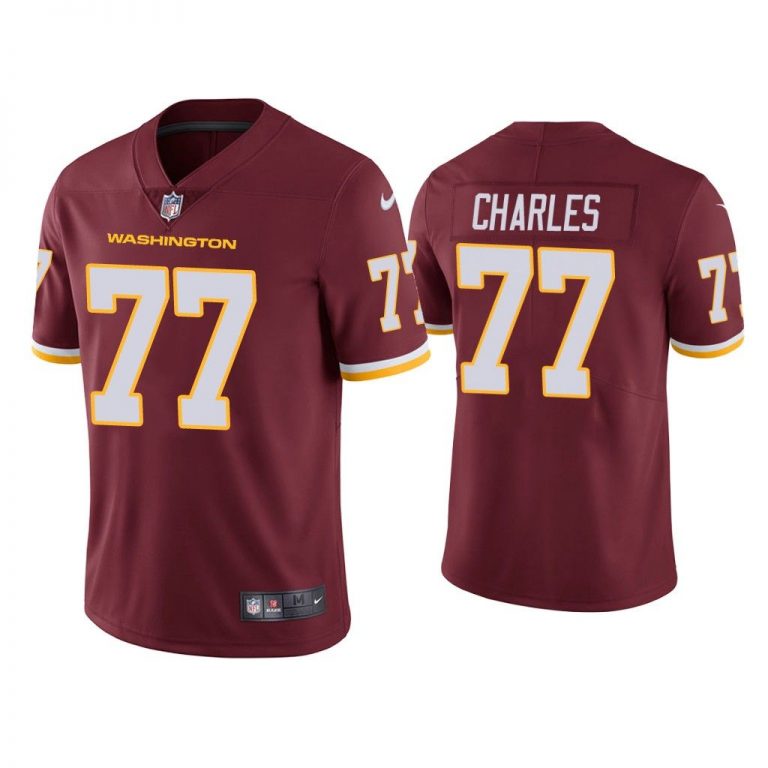 Men Vapor Limited Saahdiq Charles Washington Football Team Burgundy Jersey