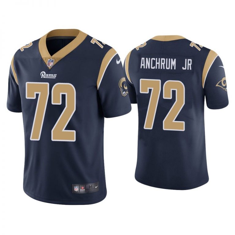 Men Vapor Limited Tremayne Anchrum Jr. Rams Navy Jersey