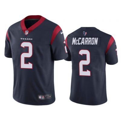 Men Vapor Untouchable Limited AJ McCarron #2 Houston Texans Navy Jersey