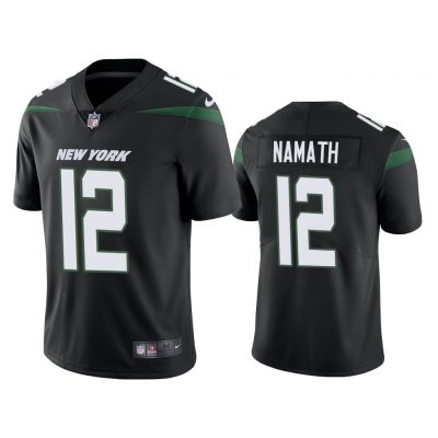 Men Vapor Untouchable Limited Joe Namath #12 New York Jets Black Jersey
